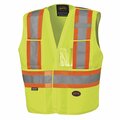 Pioneer Safety Vest, Tear-Away, Hi-Vis Orange, S/M V1021061U-S/M